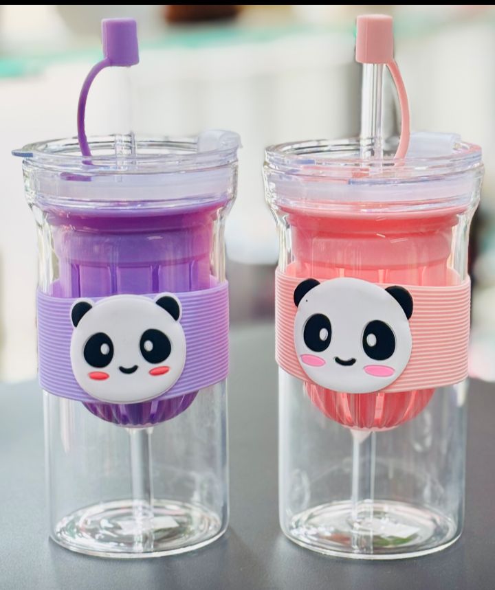 Glass water bottle